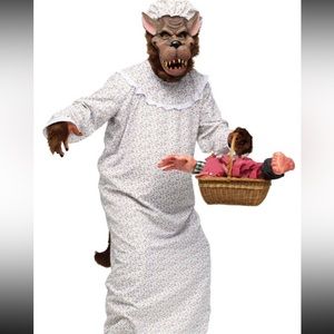 Men’s Little Red Riding Hood Wolf Halloween Costume